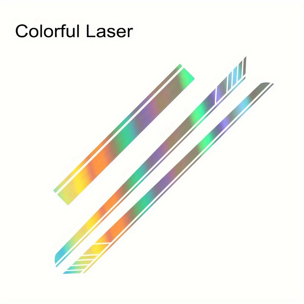 Lot de 3 Autocollants Vinyle de Bas de Caisse pour Voiture