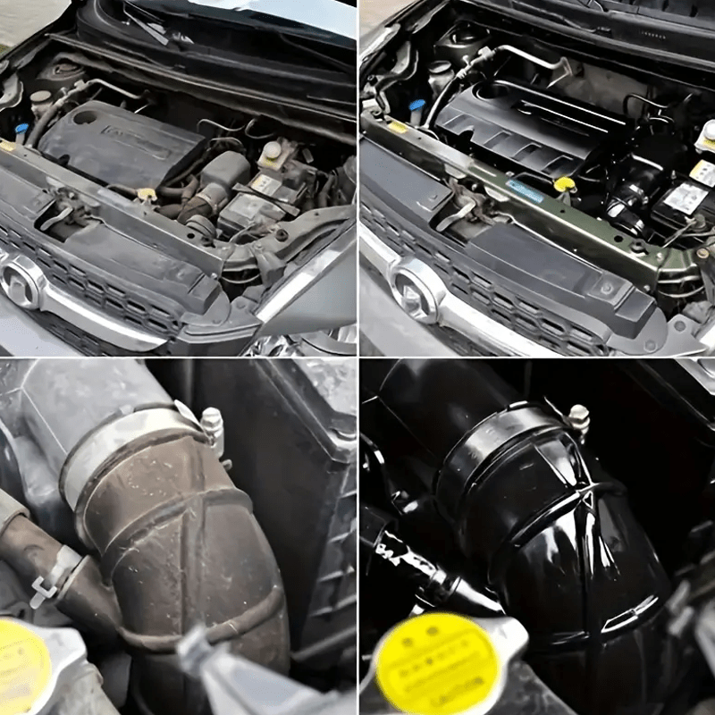 Cire de rénovation moteur – Plastiques noirs foncés