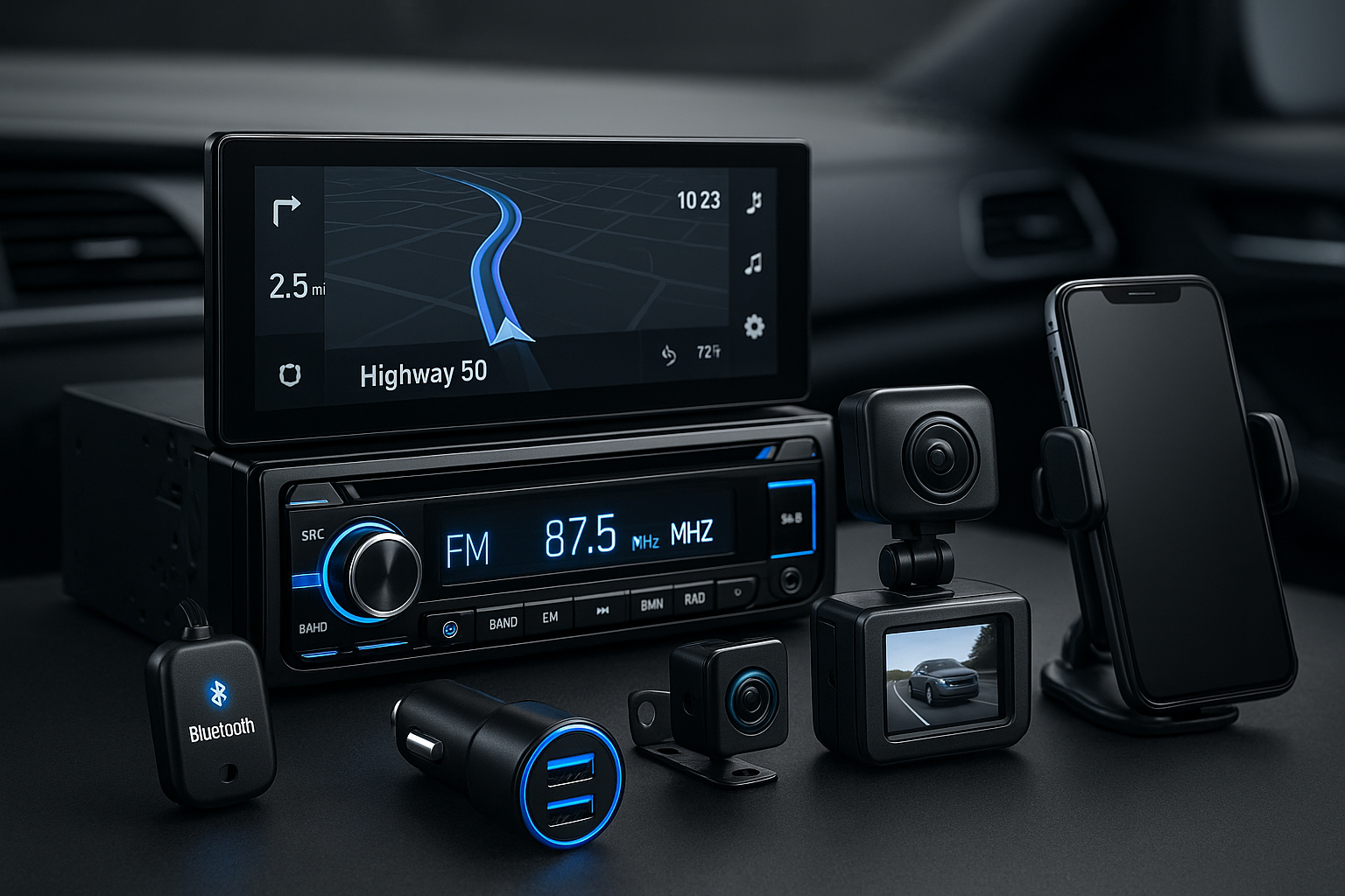 Électronique & multimédia pour voitures